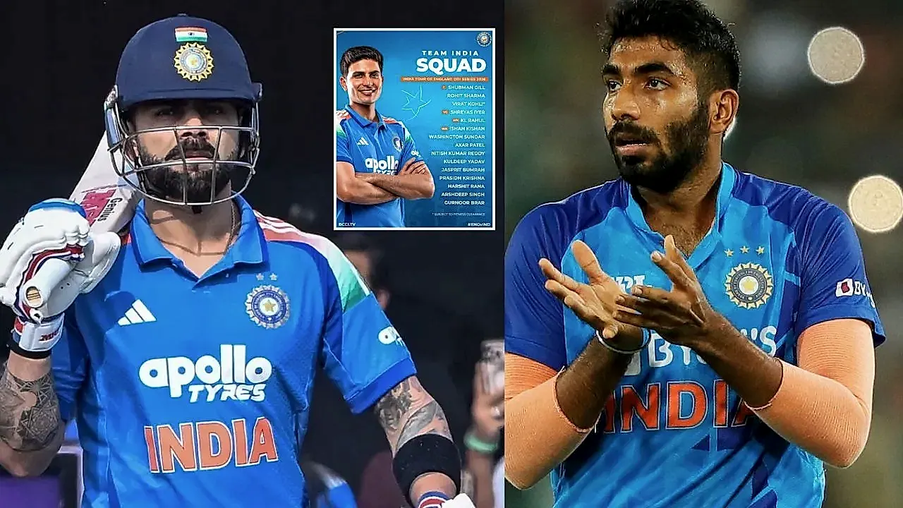 ఇంగ్లండ్ వన్డే సిరీస్కు భారత జట్టు ప్రకటించిన BCCI… కోహ్లీ ?