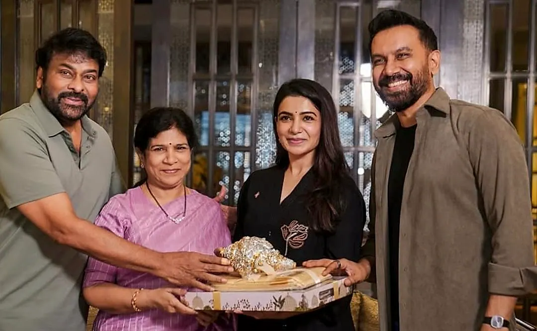 సమంత, రాజ్లకు మెగాస్టార్ అభినందనలు