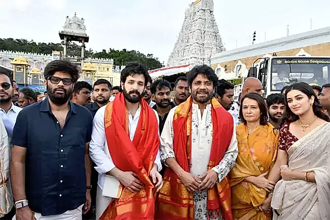 శ్రీవారి సేవలో ‘లెనిన్’ చిత్రబృందం