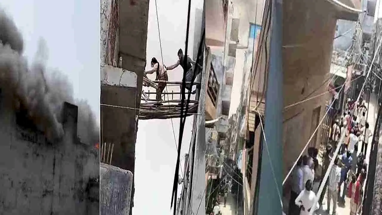 నోయిడాలో భారీ అగ్నిప్రమాదం, ఇద్దరి మృతి