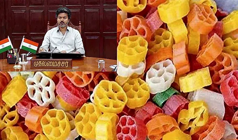 తమిళనాడులో రంగురంగుల పాపడాల విక్రయాలపై నిషేధం