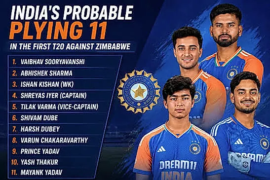 జింబాబ్వే పర్యటనకు టీమిండియా సిద్ధం: తొలి టీ20లో యువ ఆటగాళ్లకు అవకాశాలు