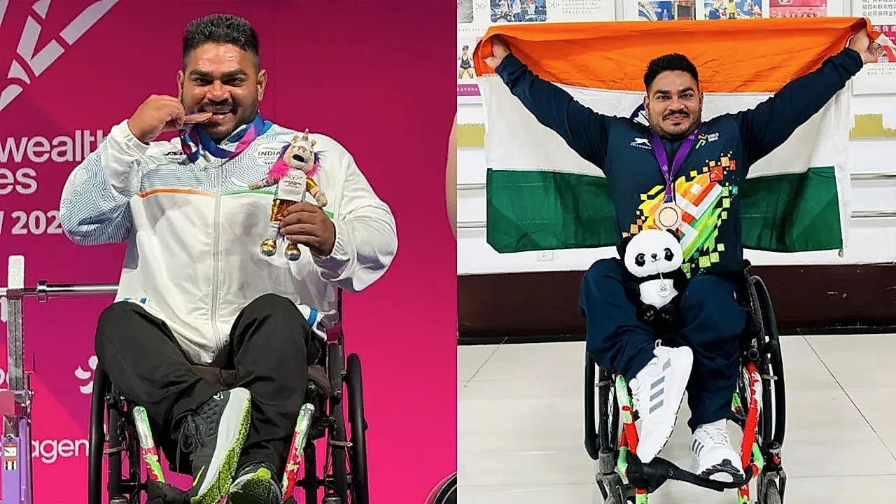 కామన్వెల్త్ గేమ్స్లో భారత్కు తొలి పతకం: పారా పవర్లిఫ్టర్ ఝండు కుమార్ కాంస్యం