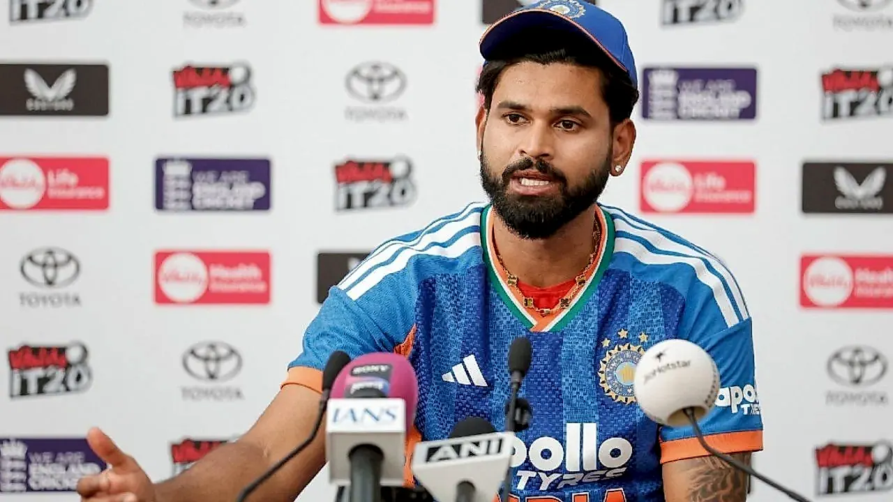 విజయం తర్వాత శ్రేయాస్ అయ్యర్ మీడియా తో సమావేశం