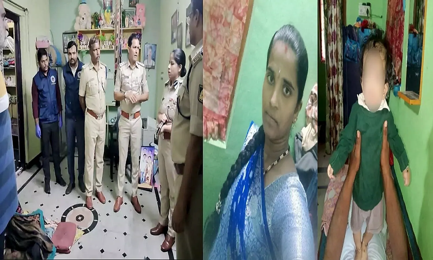 భార్య, 7 నెలల బిడ్డను సుత్తితో కొట్టి చంపిన భర్త!