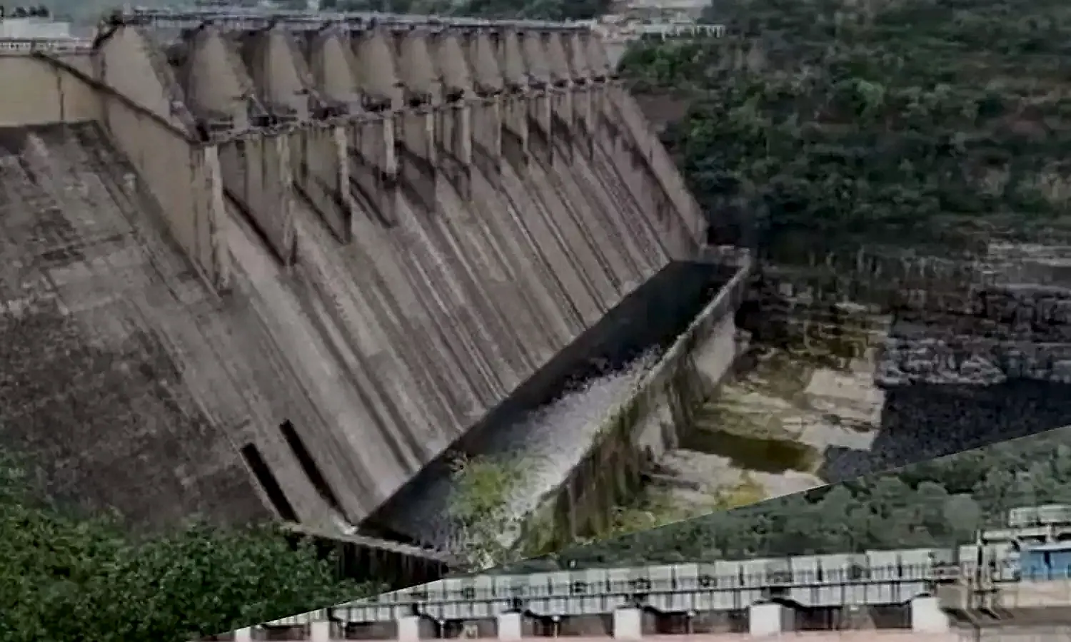 శ్రీశైలం జలాశయానికి వరదనీరు పెరుగుదల గంటగంటకూ నీటిమట్టం ఎగసి పడుతోంది