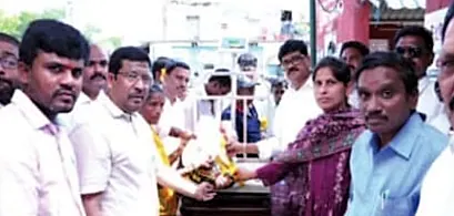 బద్వేల్ లో స్టీమ్ బియ్యం విక్రయాలు ప్రారంభం