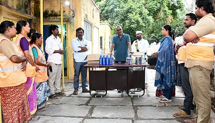 పారిశుద్ధ్య కార్మికుల సంక్షేమానికి నగరపాలక సంస్థ ముందడుగు