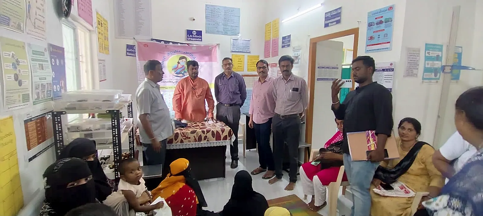 ఆయుష్మాన్ ఆరోగ్య మందిర్పై డిఎంహెచ్ఓ, జిల్లా వైద్య ఆరోగ్య అధికారి ఆకస్మిక తనిఖీలు