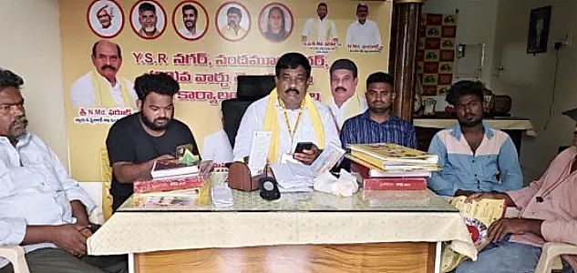 పార్టీ బలోపేతమే లక్ష్యం: నంద్యాల 38వ వార్డు టీడీపీ ఇంచార్జి తాటికొండ బుగ్గరాముడు