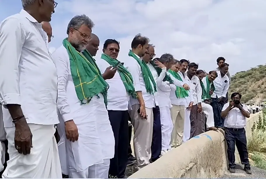 నంద్యాల జిల్లాలో గోరుకల్లు, అవుకు రిజర్వాయర్లను పరిశీలించిన మాజీ ఎమ్మెల్యే రామభూపాల్ రెడ్డి