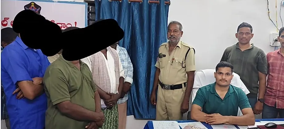 కలసపాడులో 7 మంది పేకాటరాయుళ్ల అరెస్టు