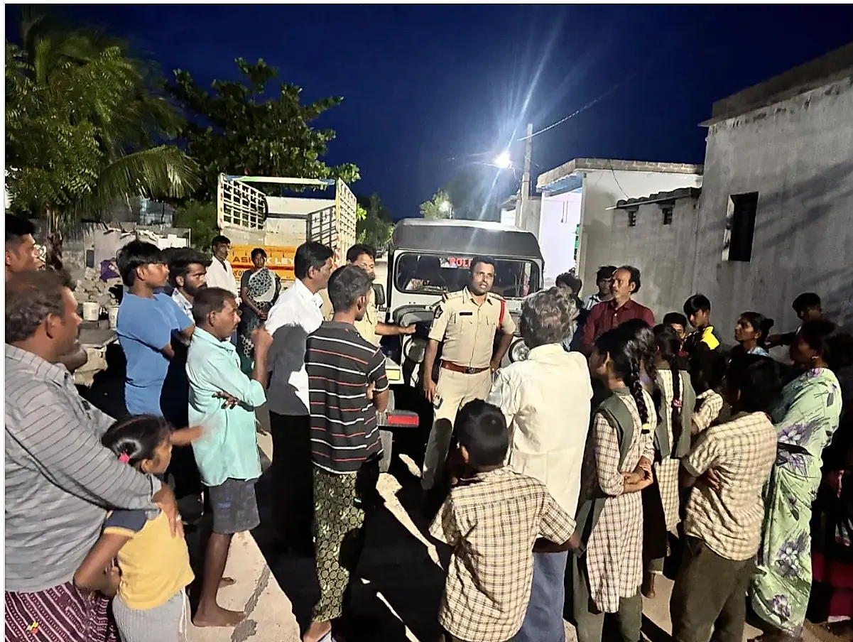 విజిబుల్ పోలీసింగ్, కమ్యూనిటీ అవుట్‌రీచ్ కార్యక్రమం నిర్వహించిన జిల్లా ఎస్పీ షెల్కే నచికేత్