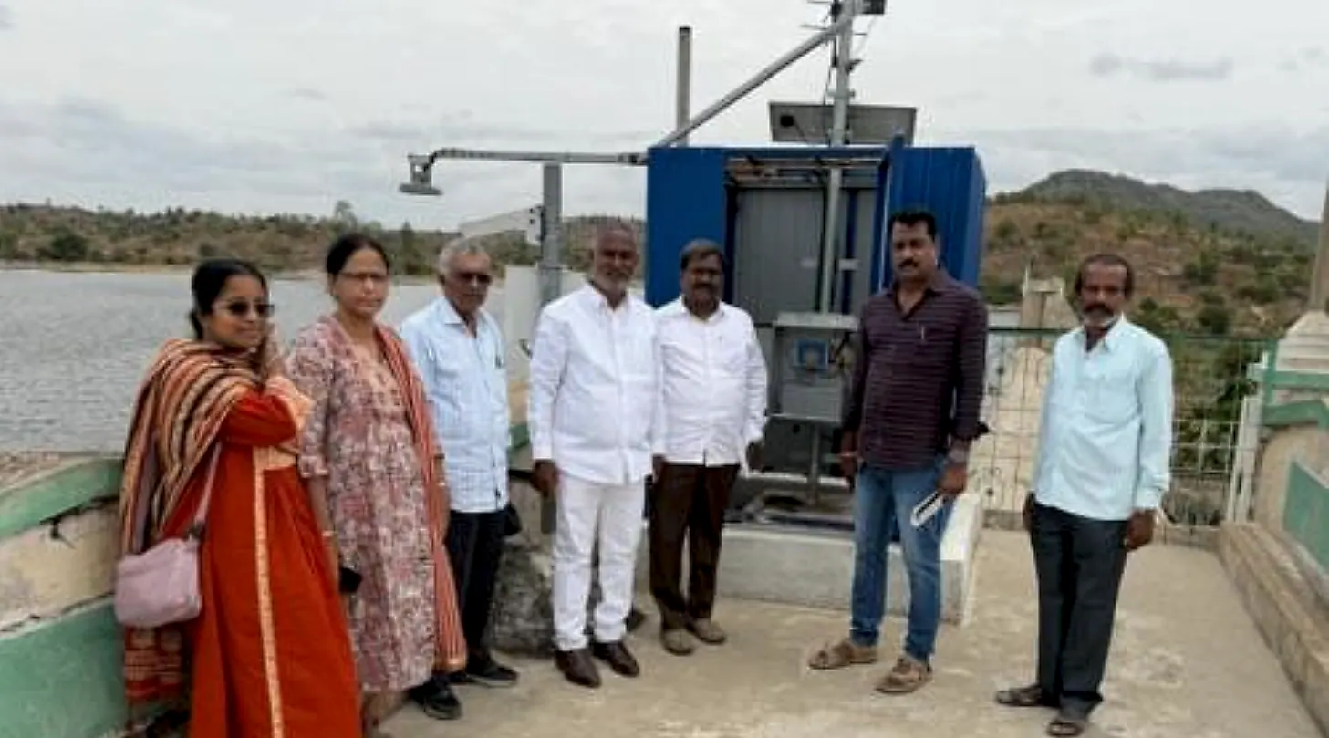 పెద్దేరు ప్రాజెక్టు పరిశీలించిన హైడ్రాలజీ అధికారులు