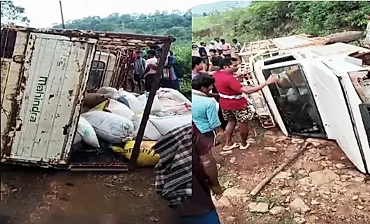 అల్లూరి జిల్లాలో బొలేరో బోల్తా.. ఇద్దరు మృతి