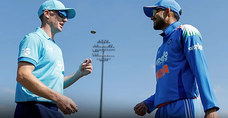 టాస్ గెలిచి బ్యాటింగ్ ఎంచుకున్న ఇంగ్లాండ్; తొలి వన్డేలో భారత్కు ఫస్ట్ బౌలింగ్