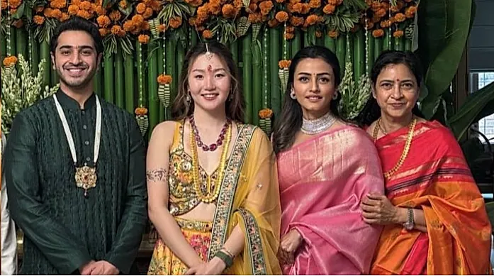 కొరియన్ యువతితో మహేష్ బాబు మేనల్లుడు సిద్ధార్థ్ గల్లా నిశ్చితార్థం