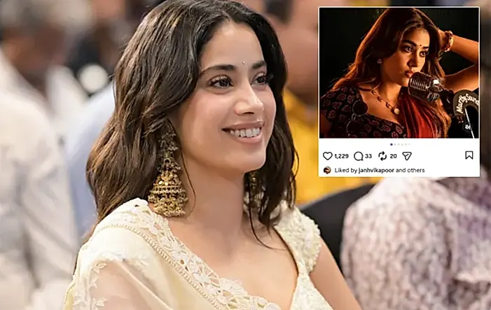 ‘‘పెద్ది’ కథానాయికకి అవమానం’ రివ్యూకు జాన్వీ లైక్ – సోషల్ మీడియాలో వైరల్