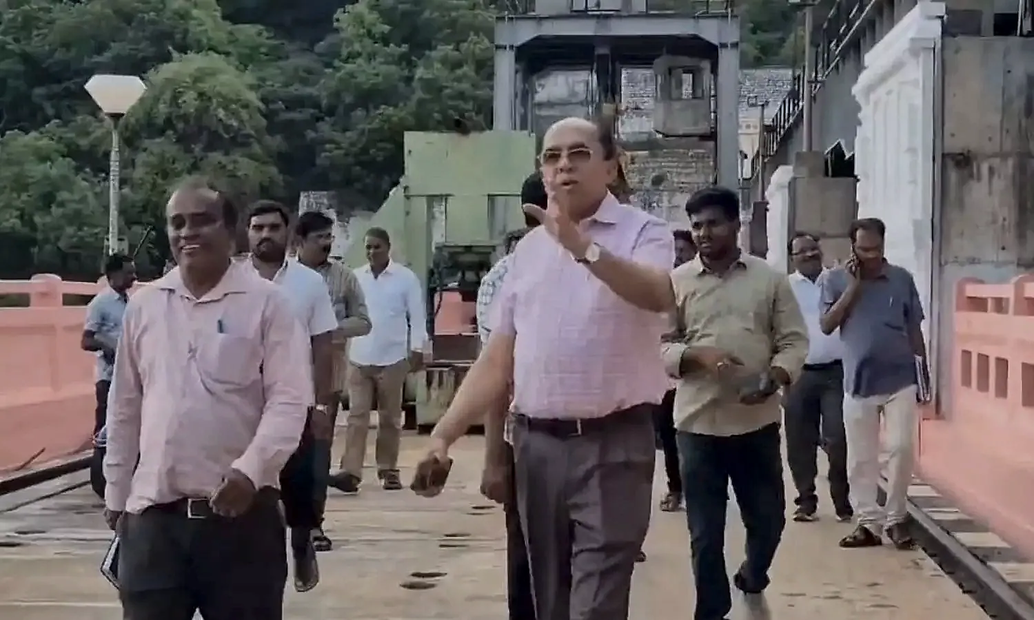 శ్రీశైలం జలాశయం, కుడిగట్టు జలవిద్యుత్ కేంద్రం పరిశీలించిన కేంద్ర జల సంఘం బృందం