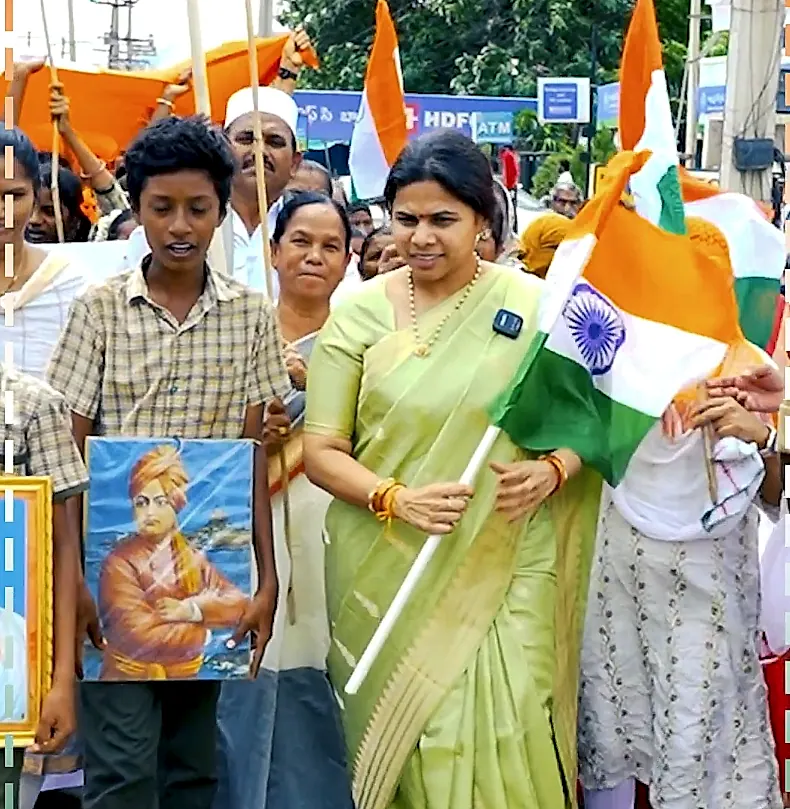 ఆళ్లగడ్డలో అద్భుతంగా సాగిన ‘హర్ ఘర్ తిరంగా’ ర్యాలీ