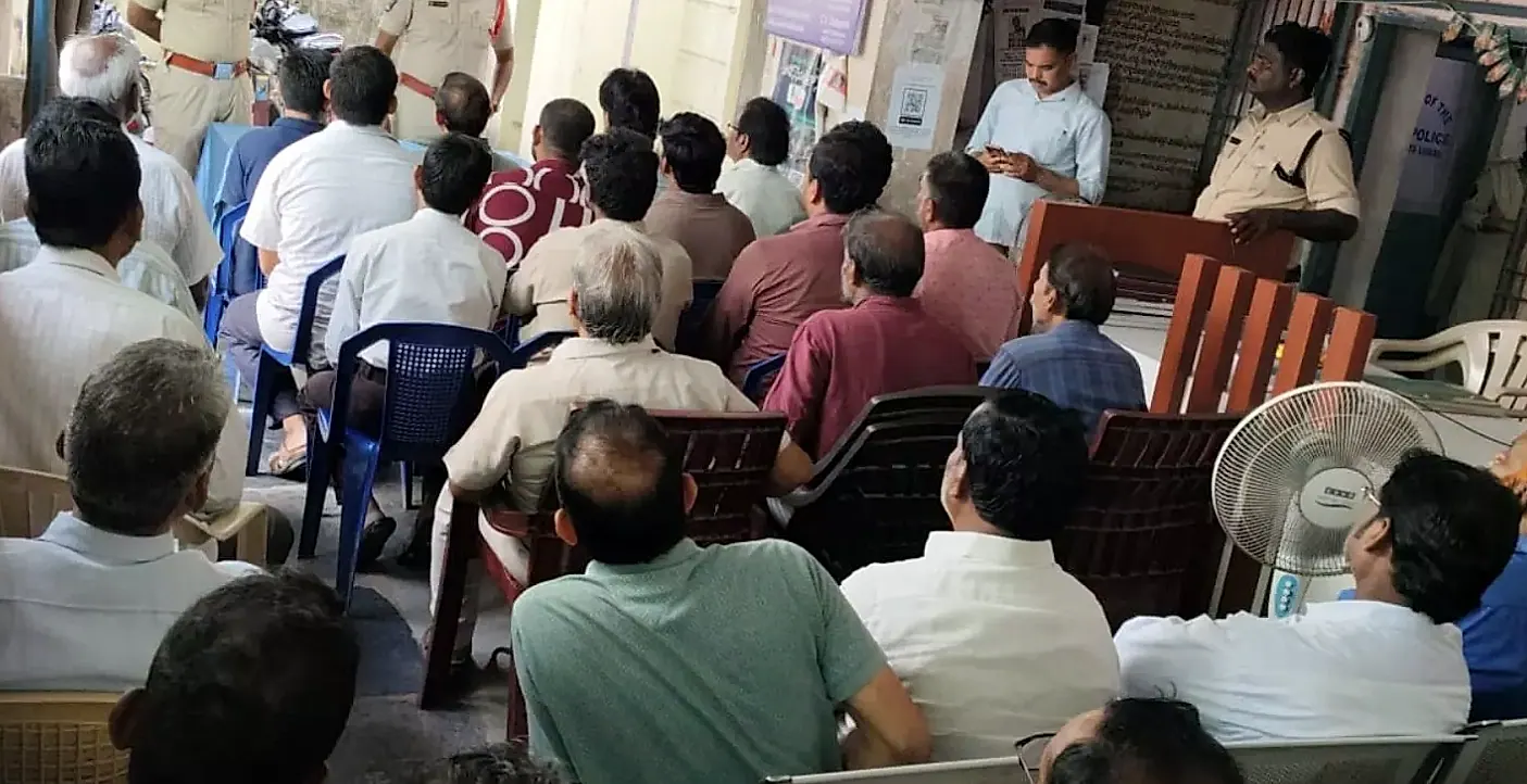 రేణిగుంటలో గంగ జాతరకు పోలీసుల పటిష్ట ఏర్పాట్లు