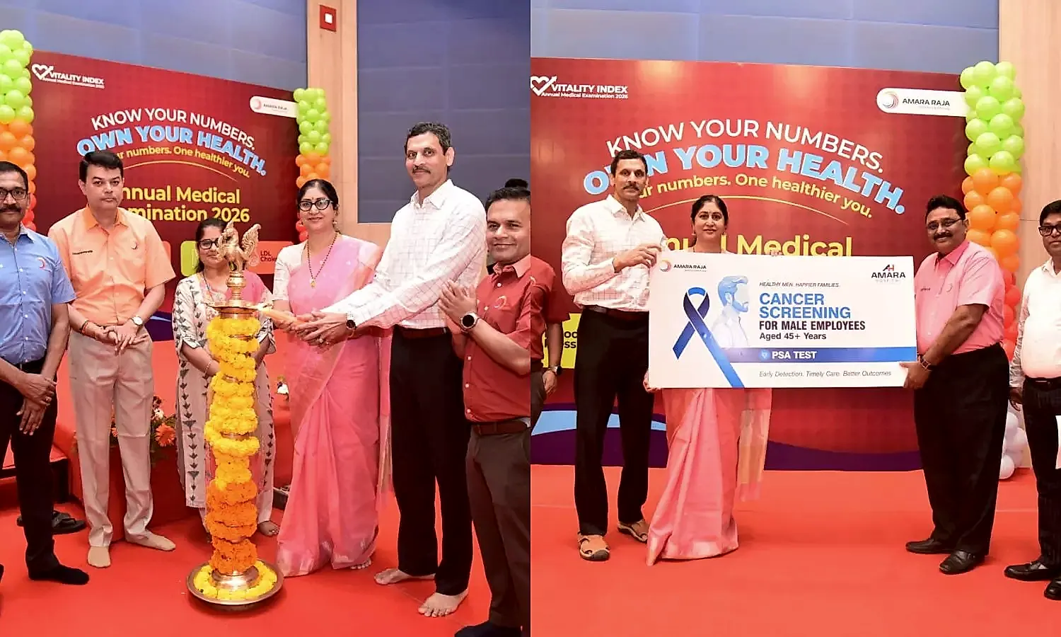 అమర రాజా ఉద్యోగులకు వార్షిక వైద్య పరీక్షలు ప్రారంభం