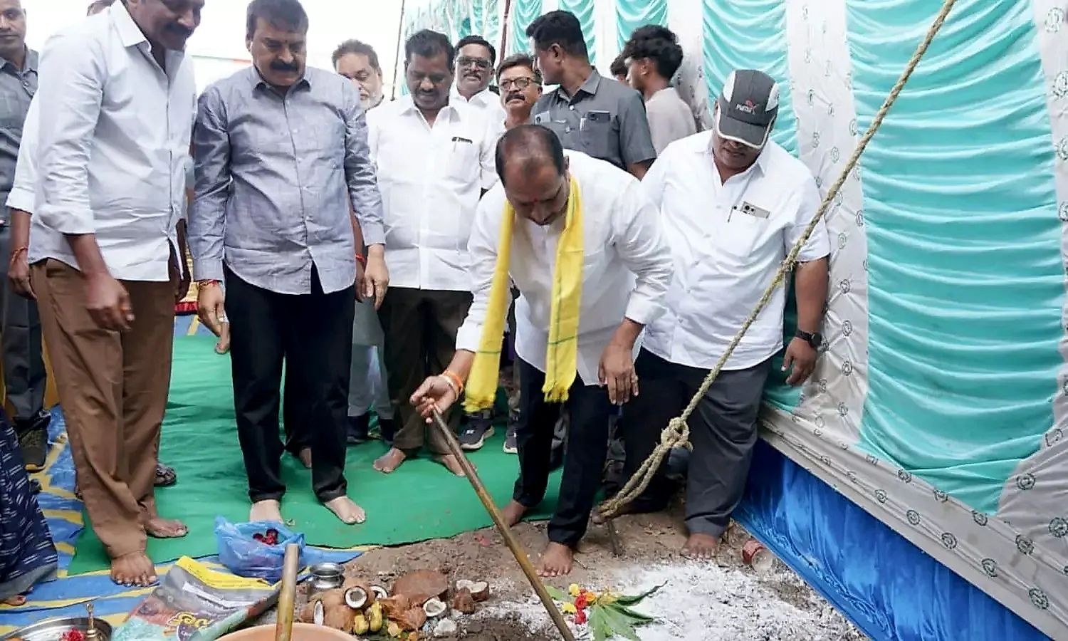 అనంతపురంలో స్మార్ట్ స్ట్రీట్ వెండింగ్ మార్కెట్‌కు భూమి పూజ