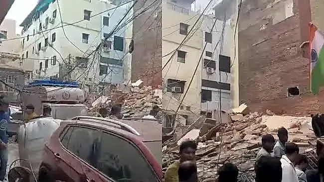 ఢిల్లీలో విద్యార్థుల PG భవనం కూలి ఆరుగురు మృతి