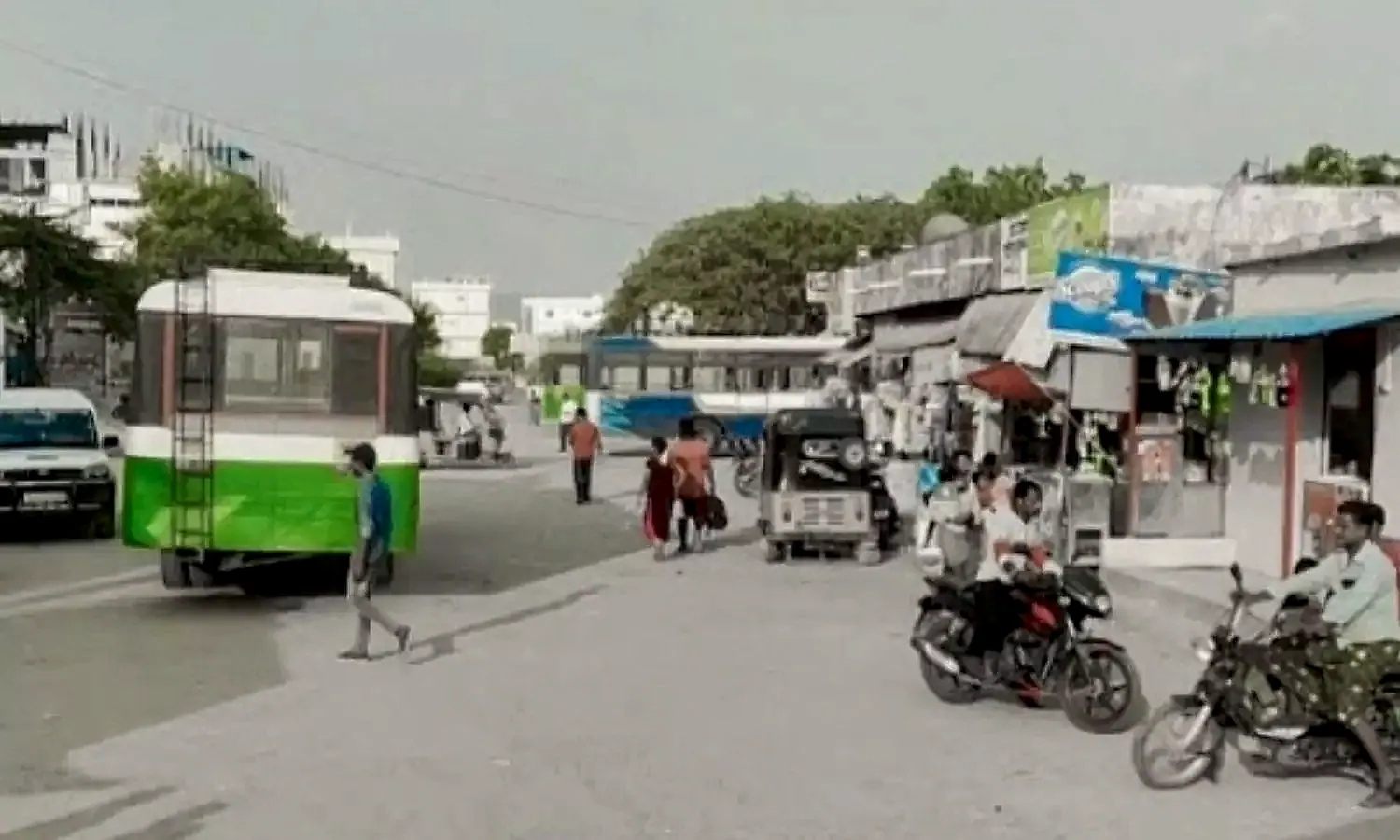 పోరుమామిళ్ల ఆర్టీసీ బస్టాండ్లోకి బస్సుల ప్రవేశం నిలిపివేత