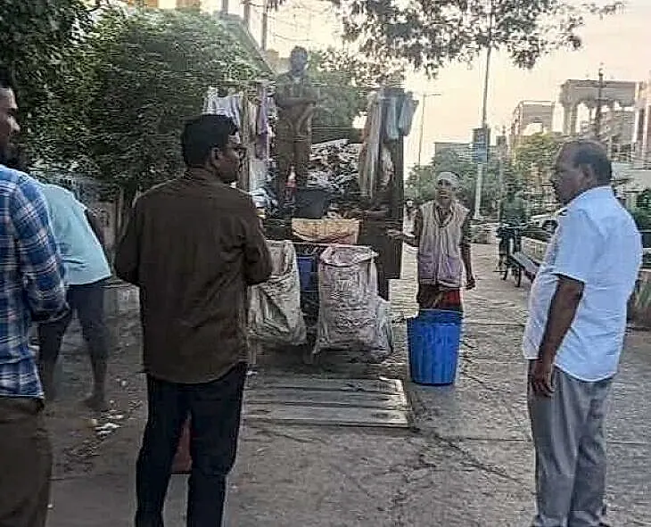 నంద్యాలలో పారిశుద్ధ్య పనుల తనిఖీ చేసిన మున్సిపల్ కమిషనర్ శేషన్న
