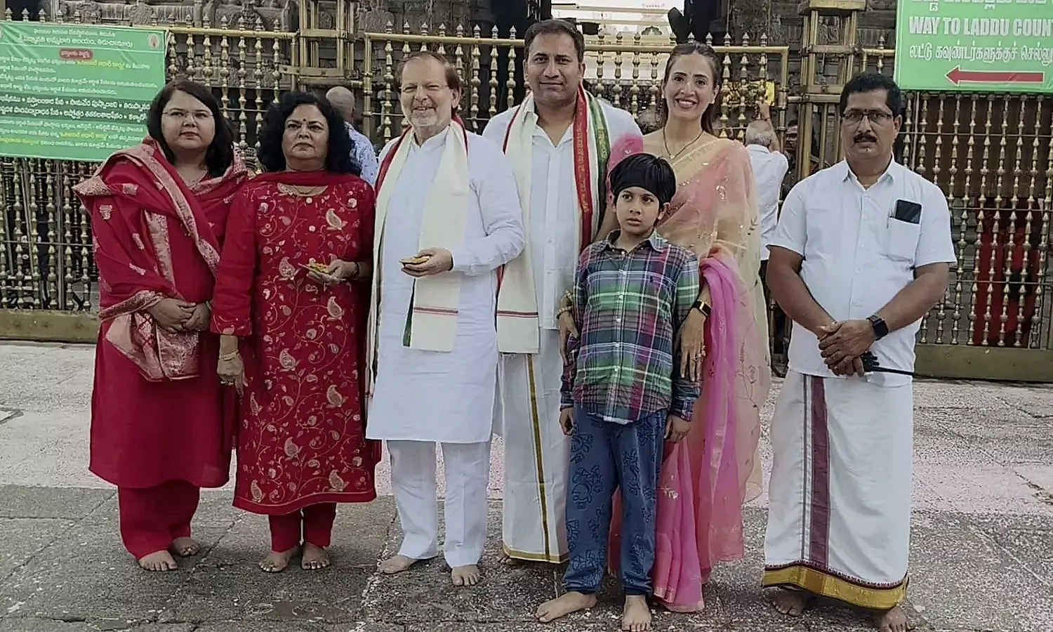 తిరుచానూరు శ్రీ పద్మావతి అమ్మవారి దర్శనానికి హర్యానా మంత్రి అరవింద్ కుమార్ శర్మ