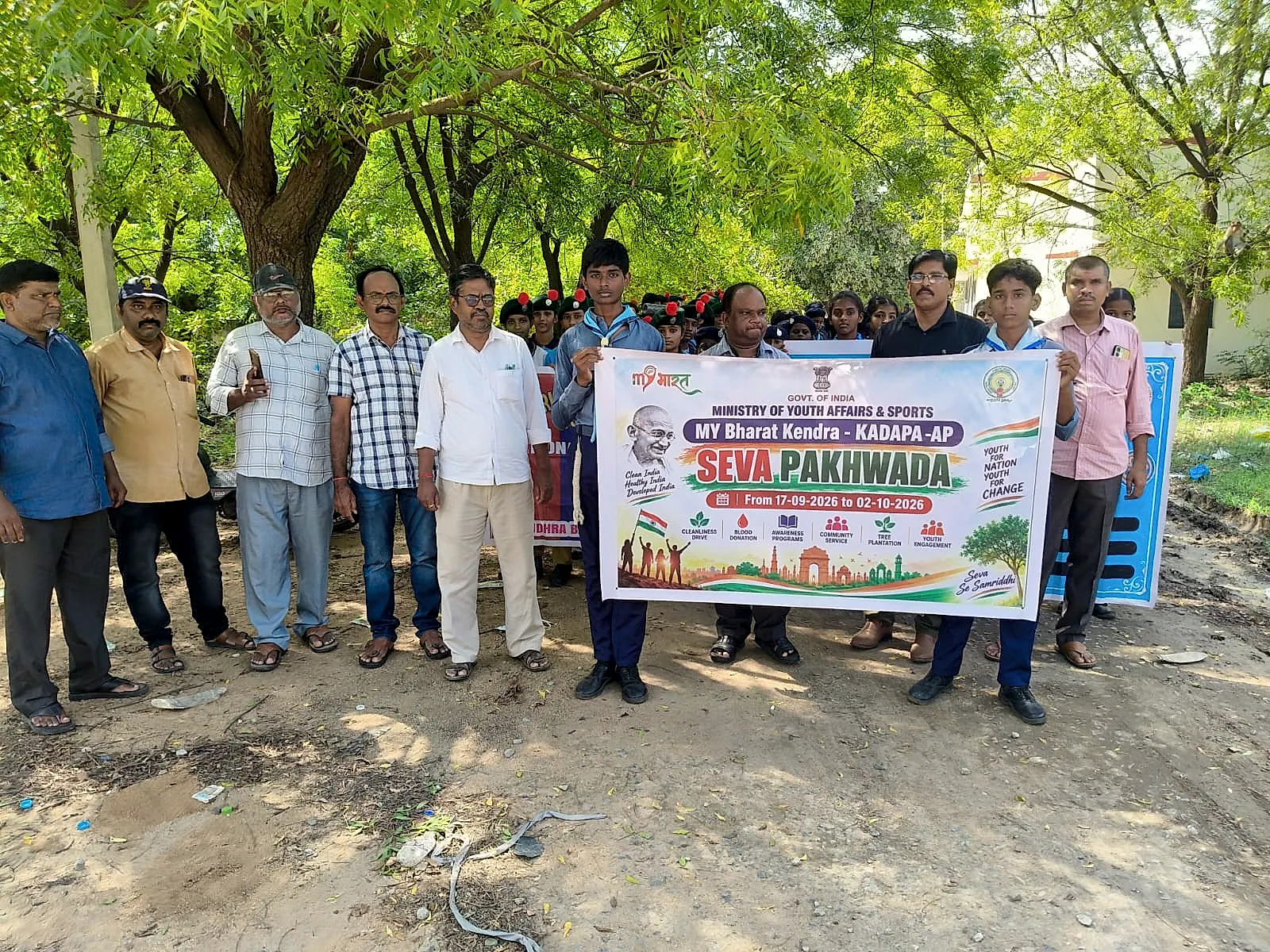 వల్లూరులో సేవా పఖ్వాడా కార్యక్రమం నిర్వహణ