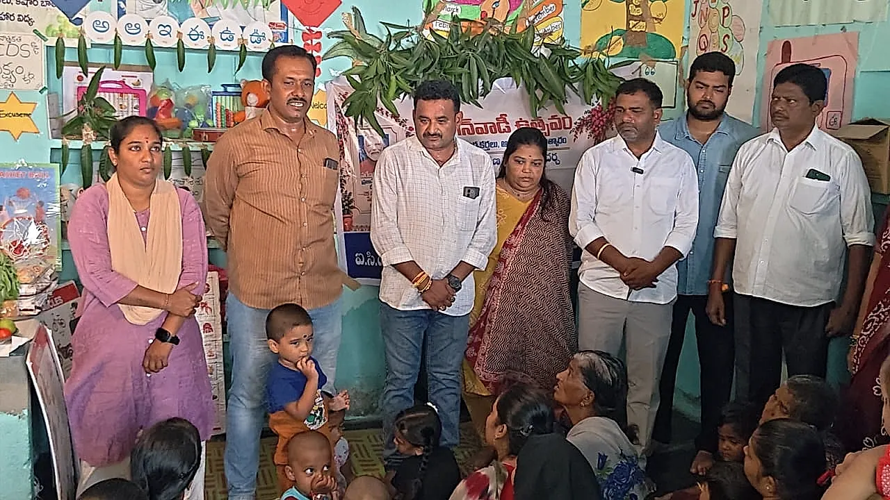 అంగన్వాడీ సేవలు అభినందనీయం: ప్రొద్దుటూరులో బీజేపీ ఆధ్వర్యంలో అంగన్వాడీ ఉత్సవం
