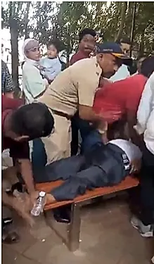 CJP నిరసనలో గుండెపోటుతో వ్యక్తి మృతి