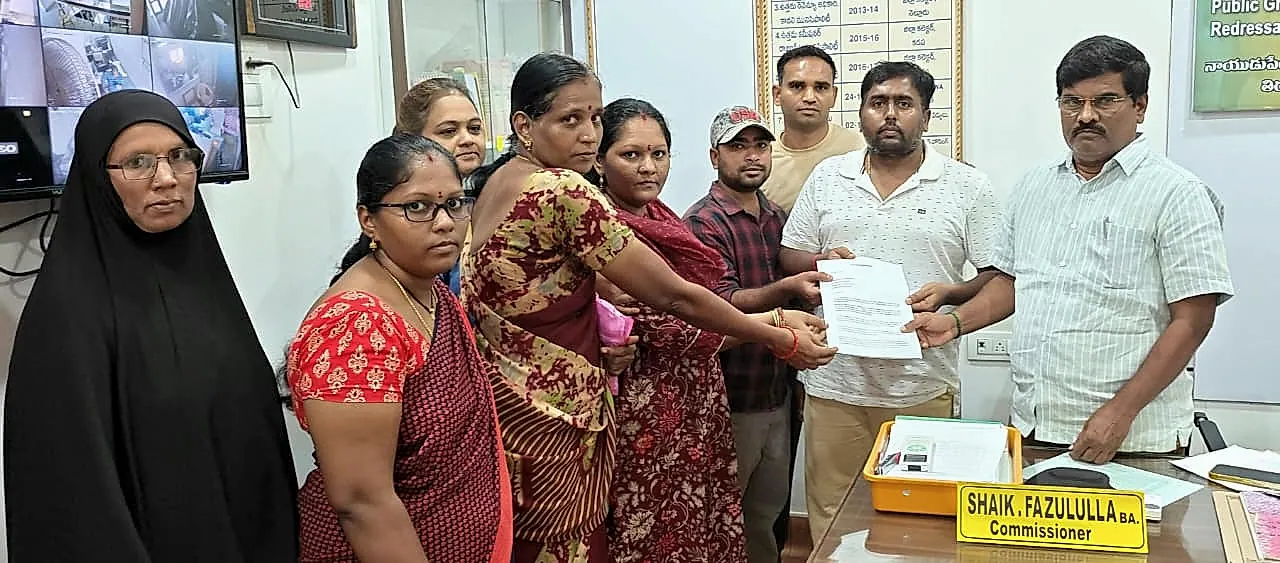 నాయుడుపేట మాస్టర్ ప్లాన్‌లో సవరణలు చేయాలంటూ రాజగోపాలపురం నివాసుల వినతి