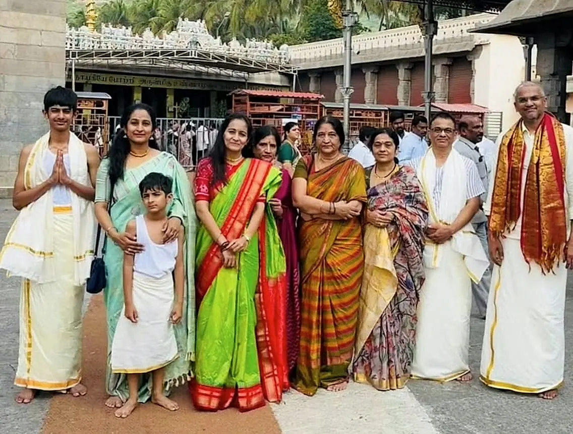 అరుణాచల గిరి ప్రదక్షిణ చేసిన నంద్యాల ఎంపీ బైరెడ్డి శబరి కుటుంబం